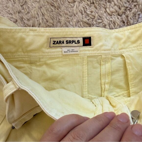Zara SRPLS Balloon Utility Pants in Yellow 2024 Collection  S - Picture 5 of 12